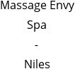 Massage Envy Spa - Niles