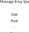 Massage Envy Spa - Oak Park - River Forest