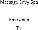 Massage Envy Spa - Pasadena Tx