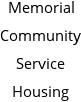 Memorial Community Service Housing