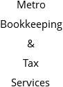 Metro Bookkeeping & Tax Services