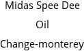 Midas Spee Dee Oil Change-monterey