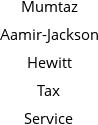 Mumtaz Aamir-Jackson Hewitt Tax Service