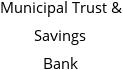 Municipal Trust & Savings Bank