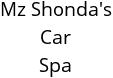 Mz Shonda's Car Spa