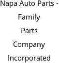 Napa Auto Parts - Family Parts Company Incorporated