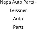 Napa Auto Parts - Leissner Auto Parts