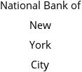 National Bank of New York City