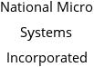 National Micro Systems Incorporated