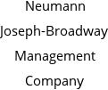 Neumann Joseph-Broadway Management Company