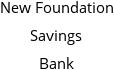 New Foundation Savings Bank