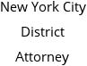 New York City District Attorney