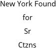 New York Found for Sr Ctzns