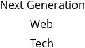 Next Generation Web Tech