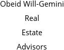 Obeid Will-Gemini Real Estate Advisors