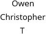 Owen Christopher T