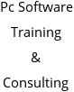 Pc Software Training & Consulting