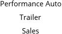 Performance Auto Trailer Sales