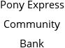 Pony Express Community Bank