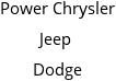 Power Chrysler Jeep Dodge