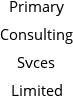 Primary Consulting Svces Limited