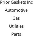 Prior Gaskets Inc Automotive Gas Utilities Parts