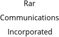 Rar Communications Incorporated