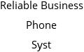 Reliable Business Phone Syst