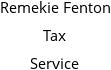 Remekie Fenton Tax Service