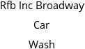 Rfb Inc Broadway Car Wash