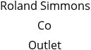 Roland Simmons Co Outlet