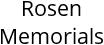 Rosen Memorials