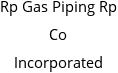 Rp Gas Piping Rp Co Incorporated