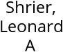 Shrier, Leonard A