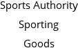 Sports Authority Sporting Goods