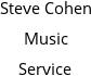 Steve Cohen Music Service