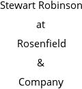 Stewart Robinson at Rosenfield & Company