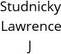 Studnicky Lawrence J