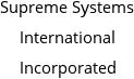 Supreme Systems International Incorporated