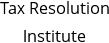 Tax Resolution Institute