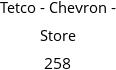 Tetco - Chevron - Store 258