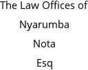 The Law Offices of Nyarumba Nota Esq