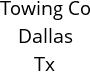 Towing Co Dallas Tx