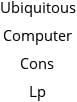 Ubiquitous Computer Cons Lp