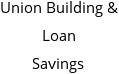 Union Building & Loan Savings