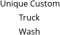 Unique Custom Truck Wash