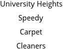 University Heights Speedy Carpet Cleaners