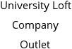 University Loft Company Outlet