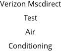 Verizon Mscdirect Test Air Conditioning