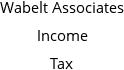 Wabelt Associates Income Tax